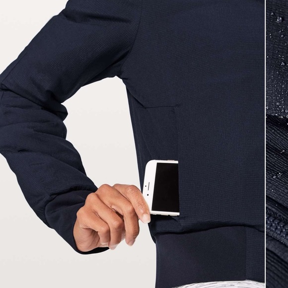 lululemon athletica Non-Stop Bomber Jacket size 10 - Picture 5 of 16